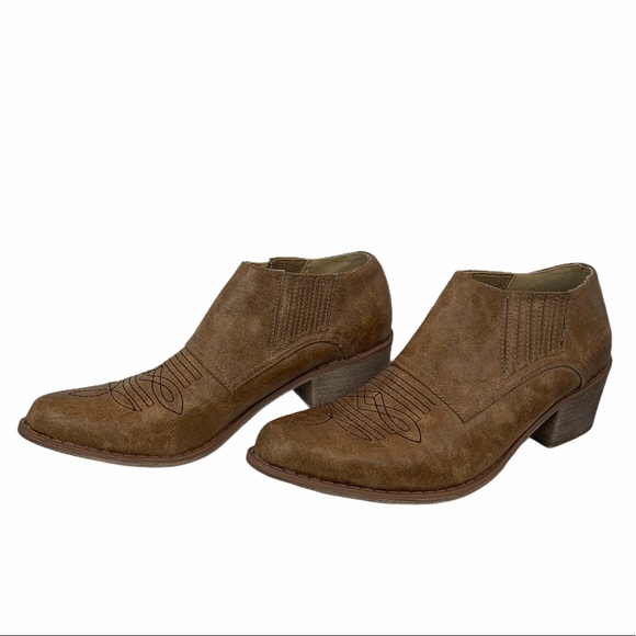 Coconuts by Matisse Shoes - Coconuts by Matisse Tan Cowboy Booties